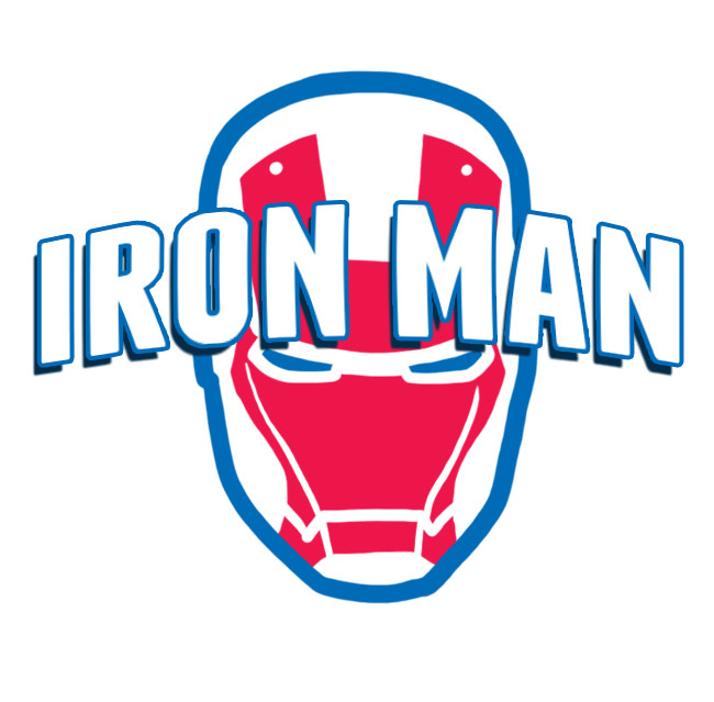 Detroit Pistons Iron Man logo fabric transfer